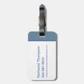 Black Adam | Atom Smasher Character Graphic Gepäckanhänger (Rückseite vertikal)