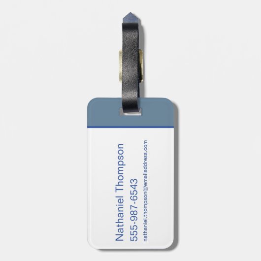 Black Adam | Atom Smasher Character Graphic Gepäckanhänger (Rückseite vertikal)