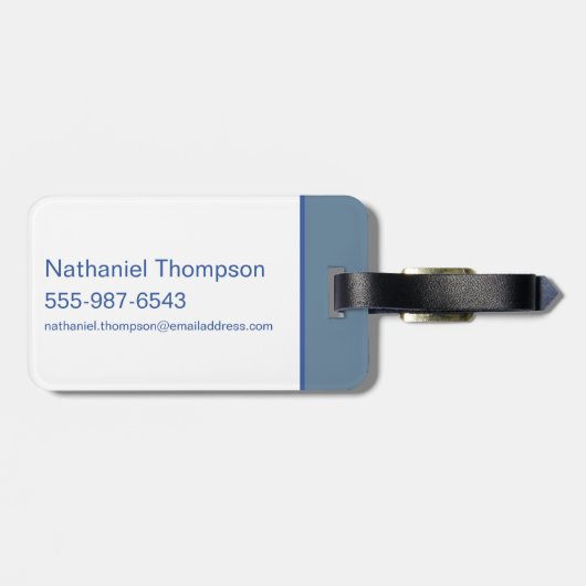 Black Adam | Atom Smasher Character Graphic Gepäckanhänger (Rückseite horizontal)