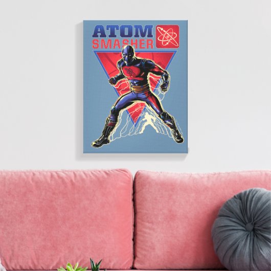 Black Adam | Atom Smasher Character Graphic Leinwanddruck (Insitu (Wohnzimmer))