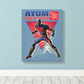 Black Adam | Atom Smasher Character Graphic Leinwanddruck (Insitu (Holzboden))