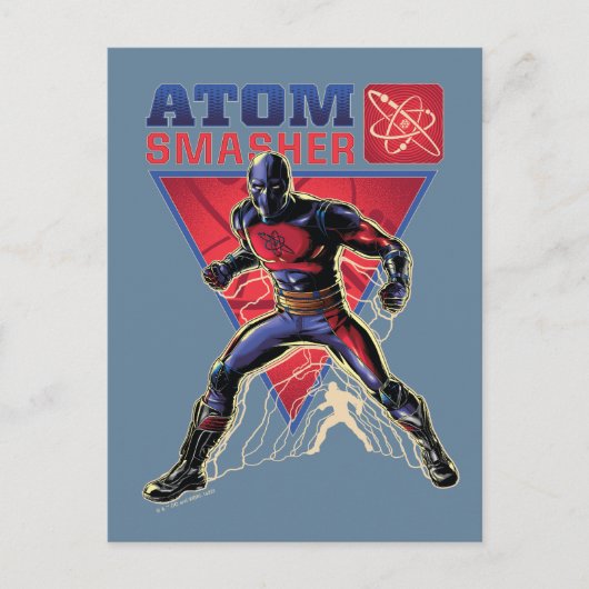 Black Adam | Atom Smasher Character Graphic Postkarte (Vorderseite)