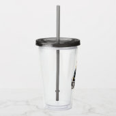 Black Adam Character and Name Graphic Acryltrinkbecher (Rechts)