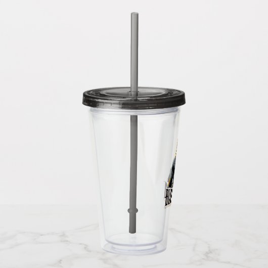 Black Adam Character and Name Graphic Acryltrinkbecher (Rechts)