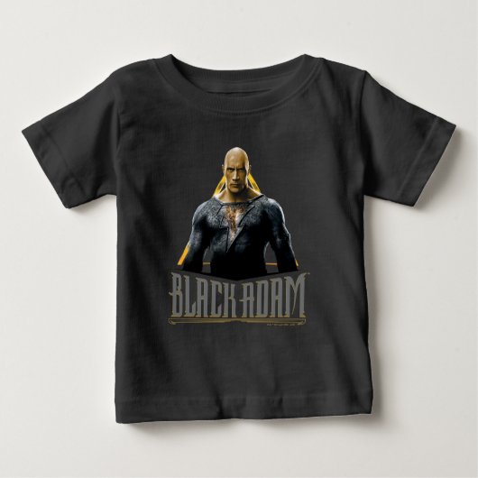 Black Adam Character and Name Graphic Baby T-shirt (Vorderseite)