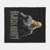 Black Adam Character and Name Graphic Fleecedecke (Vorderseite (Horizontal))