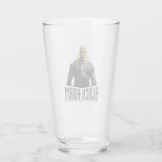 Black Adam Character and Name Graphic Glas (Rückseite)