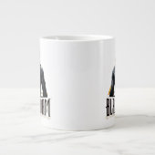 Black Adam Character and Name Graphic Jumbo-Tasse (Vorderseite)