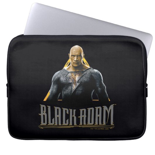 Black Adam Character and Name Graphic Laptopschutzhülle (Vorderseite)