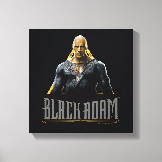 Black Adam Character and Name Graphic Leinwanddruck (Vorderseite)