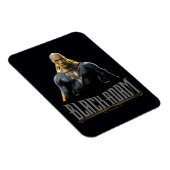 Black Adam Character and Name Graphic Magnet (Rechte Seite)