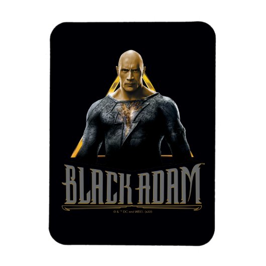 Black Adam Character and Name Graphic Magnet (Vertikal)
