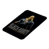 Black Adam Character and Name Graphic Magnet (Linke Seite)