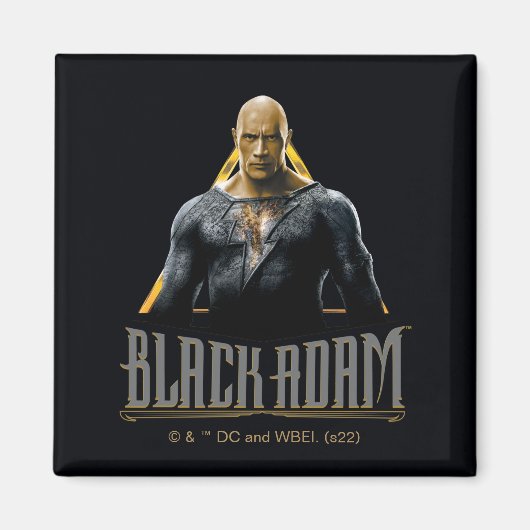 Black Adam Character and Name Graphic Magnet (Vorne)