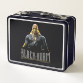 Black Adam Character and Name Graphic Metall Brotdose (Rückseite)