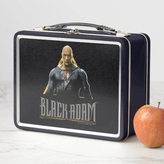 Black Adam Character and Name Graphic Metall Brotdose (Beispiel)