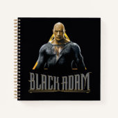 Black Adam Character and Name Graphic Notizblock (Vorderseite)