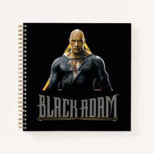 Black Adam Character and Name Graphic Notizblock