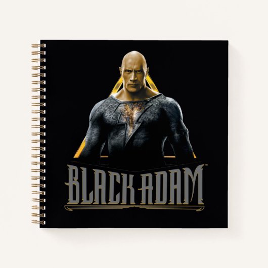 Black Adam Character and Name Graphic Notizblock (Vorderseite)