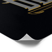 Black Adam Character and Name Graphic Poster (Ecke)