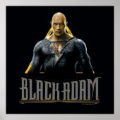 Black Adam Character and Name Graphic Poster (Vorne)