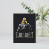 Black Adam Character and Name Graphic Postkarte (Stehend Vorderseite)