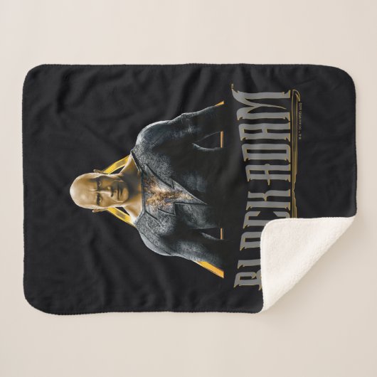 Black Adam Character and Name Graphic Sherpadecke (Vorderseite (Horizontal))