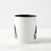 Black Adam Character and Name Graphic Tasse (Zentrum)