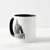 Black Adam Character and Name Graphic Tasse (Vorderseite Links)