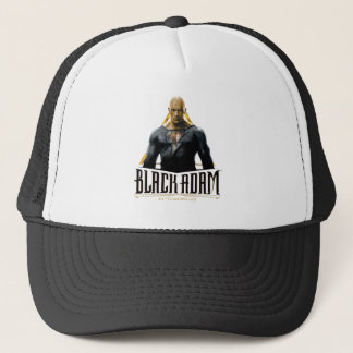 Black Adam Character and Name Graphic Truckerkappe
