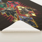Black Adam Character Diamond Burst Graphic Sherpadecke (3/4)