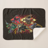 Black Adam Character Diamond Burst Graphic Sherpadecke (Vorderseite (Horizontal))