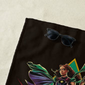 Black Adam Character Diamond Burst Graphic Strandtuch (Beispiel)