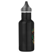 Black Adam Characters In Stripes Graphic Edelstahlflasche (Links)