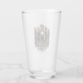 Black Adam Characters In Stripes Graphic Glas (Rückseite)