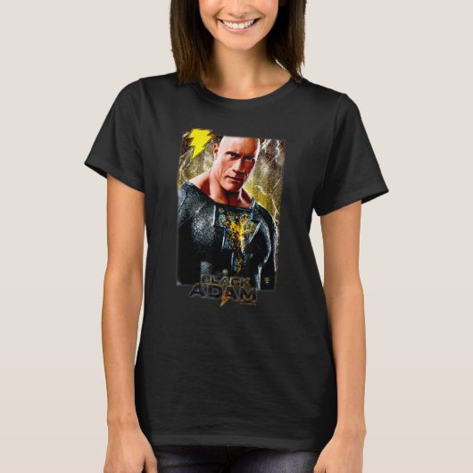 Black Adam Color Full Portrait T-Shirt (Vorderseite)