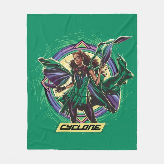 Black Adam | Cyclone Character Graphic Fleecedecke (Vorderseite)