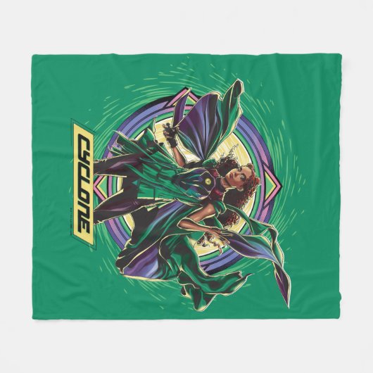 Black Adam | Cyclone Character Graphic Fleecedecke (Vorderseite (Horizontal))