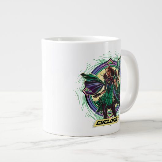 Black Adam | Cyclone Character Graphic Jumbo-Tasse (Vorderseite Rechts)