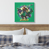 Black Adam | Cyclone Character Graphic Leinwanddruck (Insitu (Schlafzimmer))