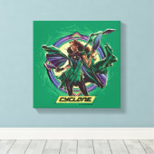 Black Adam | Cyclone Character Graphic Leinwanddruck (Insitu (Holzboden))