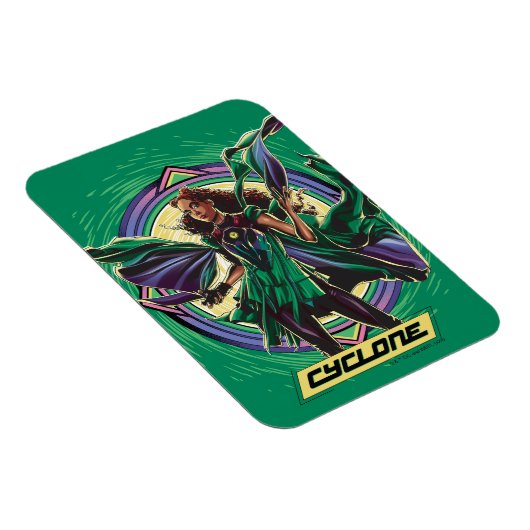 Black Adam | Cyclone Character Graphic Magnet (Rechte Seite)