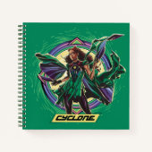 Black Adam | Cyclone Character Graphic Notizblock (Vorderseite)