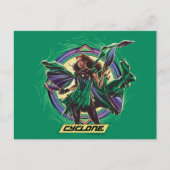 Black Adam | Cyclone Character Graphic Postkarte (Vorderseite)