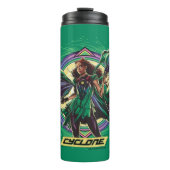 Black Adam Cyclone Character Graphic Thermosbecher (Vorderseite)