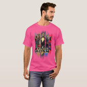 Black Adam Cyclone Hawkman Dr. Schicksal und Atom  T-Shirt (Vorne ganz)