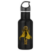 Black Adam Doctor Fate Character Graphic Edelstahlflasche (Vorderseite)
