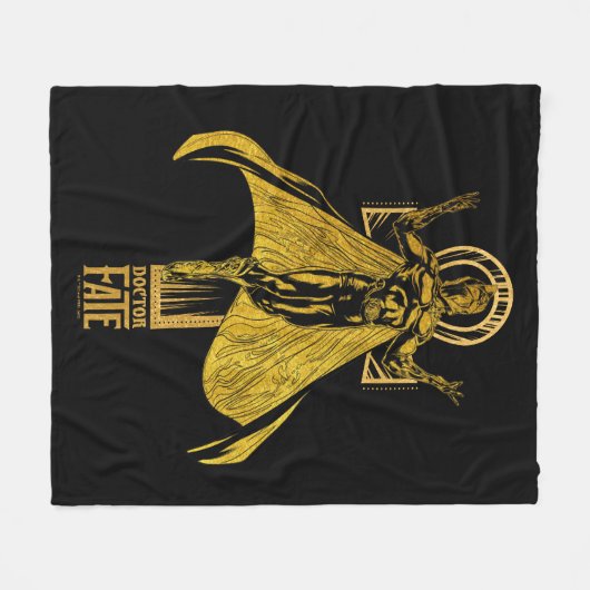 Black Adam | Doctor Fate Character Graphic Fleecedecke (Vorderseite (Horizontal))