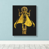 Black Adam | Doctor Fate Character Graphic Leinwanddruck (Insitu (Holzboden))