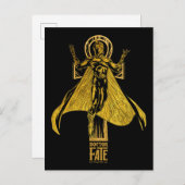 Black Adam | Doctor Fate Character Graphic Postkarte (Vorne/Hinten)